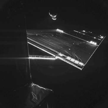 Rosetta selfie at comet