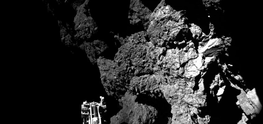 First images of the comet surface